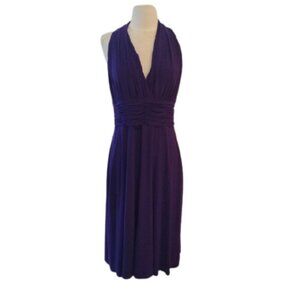 Jones Studio Sleeveless Royal Purple Dress, Size 12